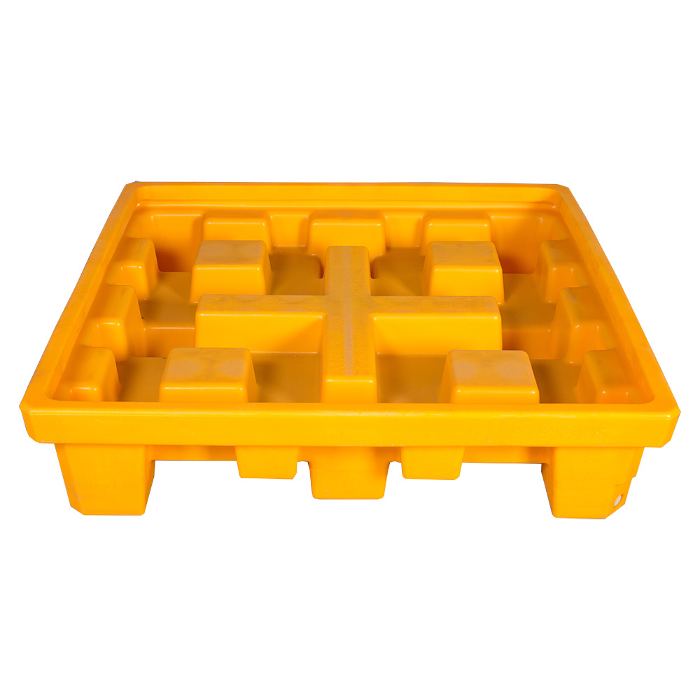Drum Pallet Yellow Base for 4 
