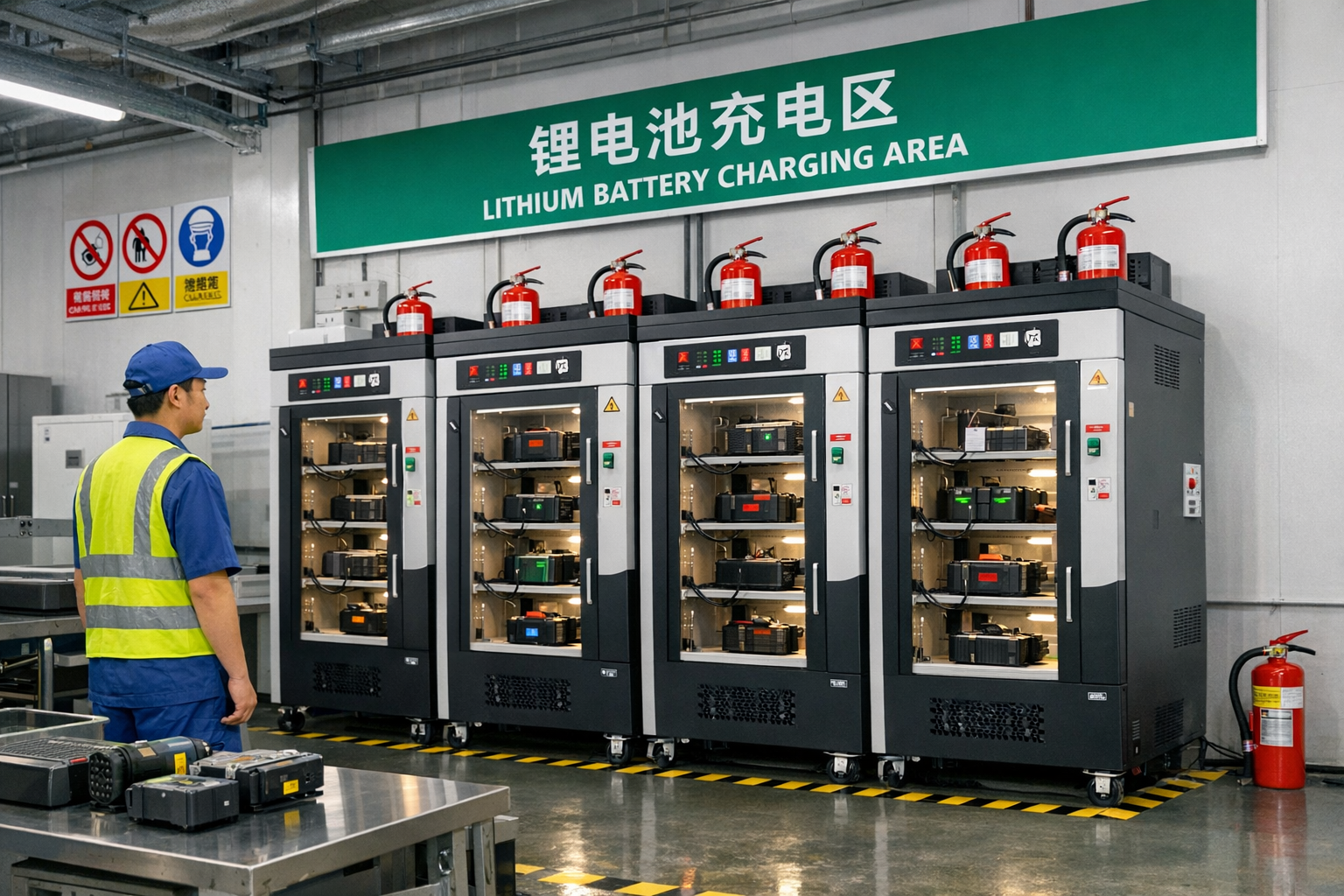 Upgrading Lithium Battery Charging Safety: A Manufacturing Facility Case Study with Professional Cha