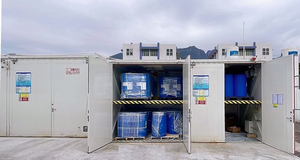 Chemical Manufacturer Upgrades Outdoor Hazardous Storage System