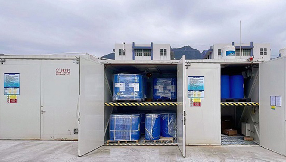 Chemical Manufacturer Upgrades Outdoor Hazardous Storage System