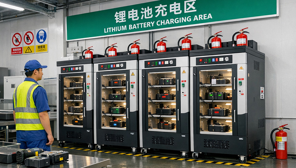 Upgrading Lithium Battery Charging Safety: A Manufacturing Facility Case Study with Professional Charging Cabinets