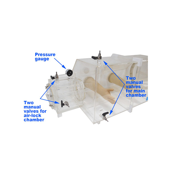 Acylic Laboratory Glove Box For Testing Under Sealed Atmosphere