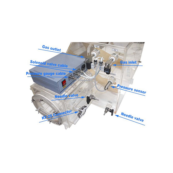 Acylic Laboratory Glove Box For Testing Under Sealed Atmosphere