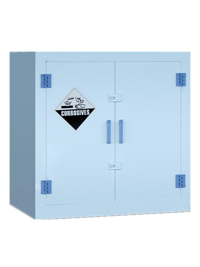 Corrosive Chemical Acid Storage Cabinet With Double Door 30Gallon