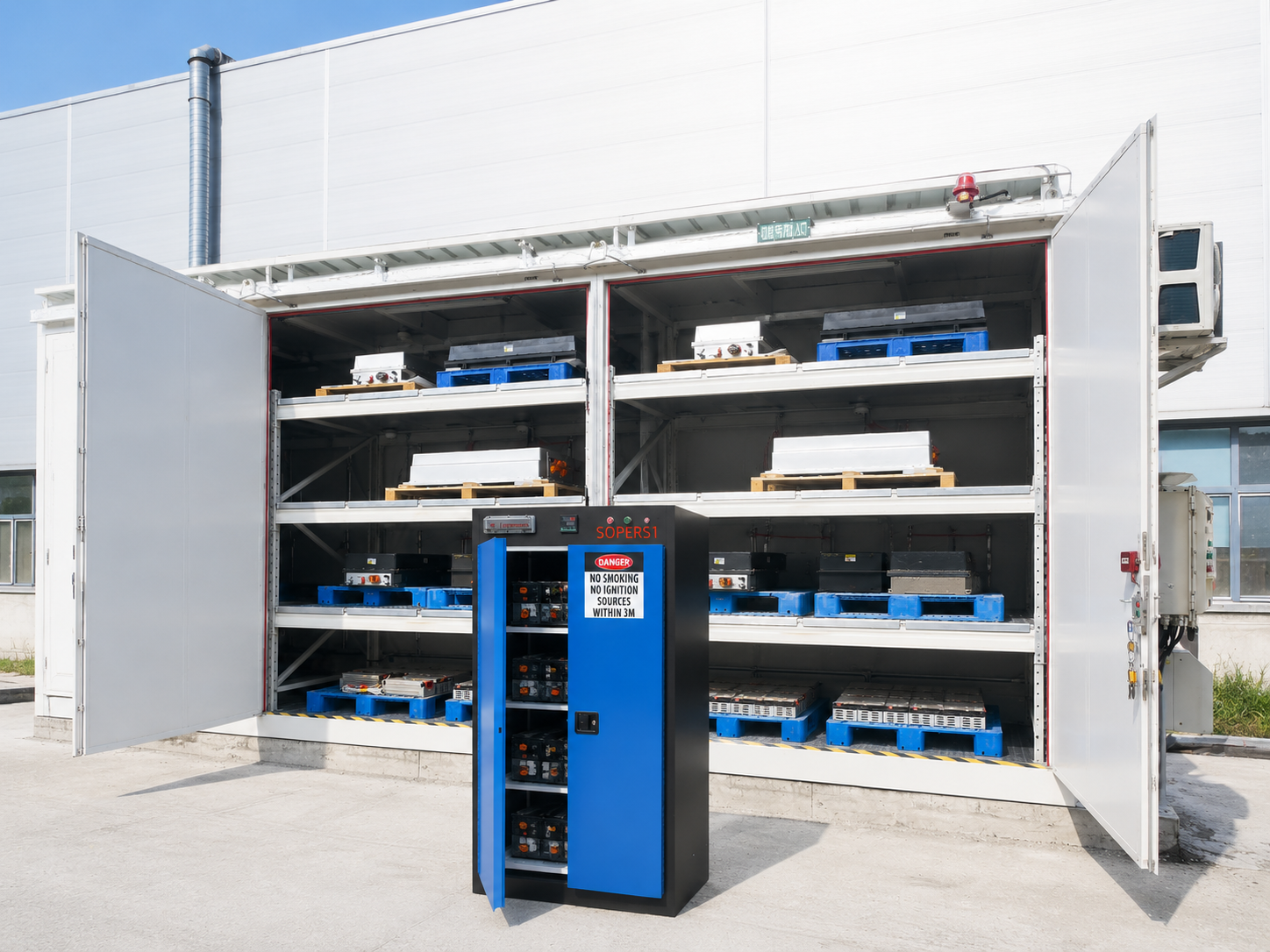 Lithium Battery Fire & Explosion Proof Cabinets