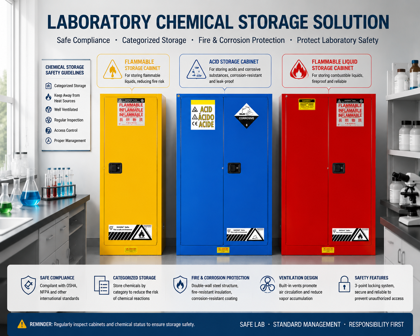 Laboratory Chemical Storage Solution