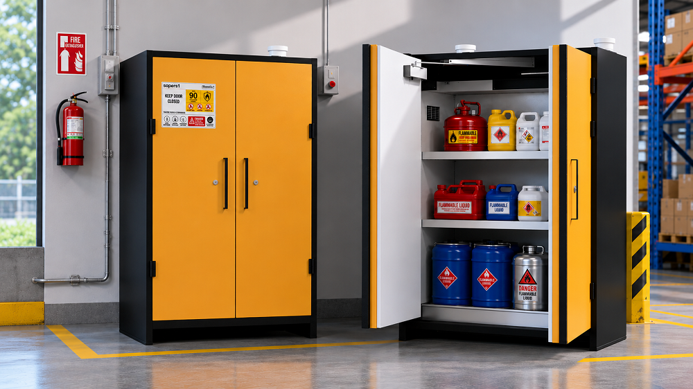 EN Fire Rated Chemical Storage Cabinets