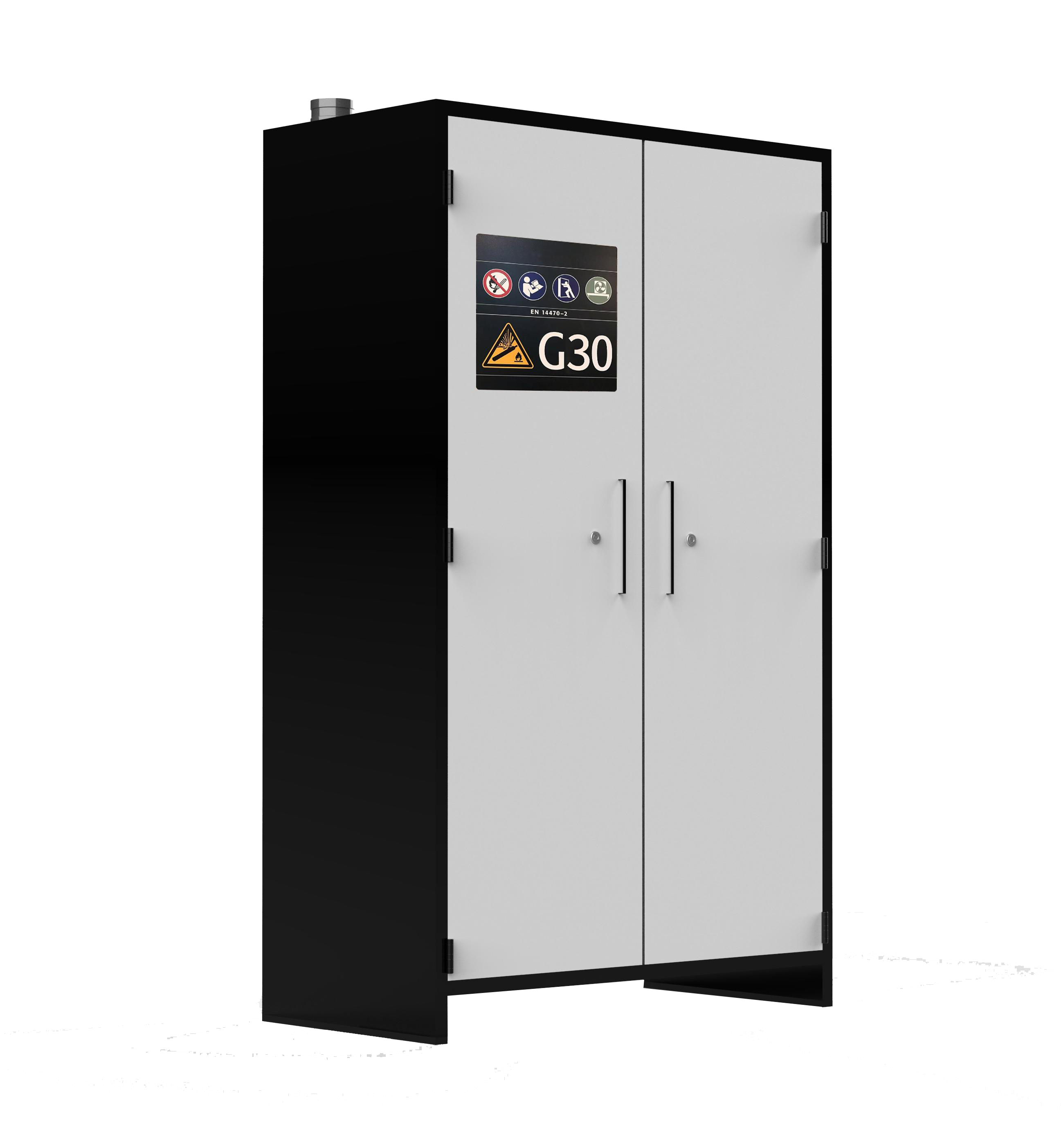 EN630204 Fire-Resistant Gas Cylinder Cabinet