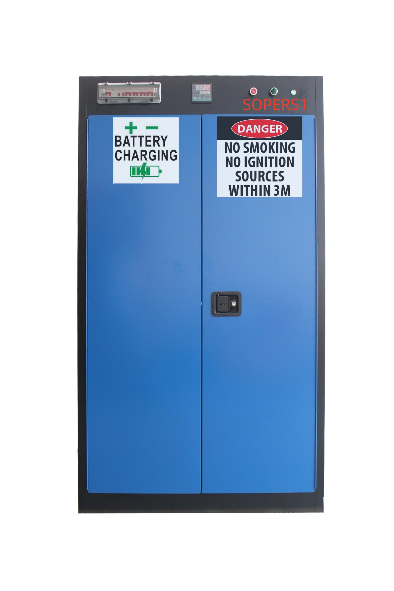 SE590203 EN Fire-Resistant Battery Charging Cabinet