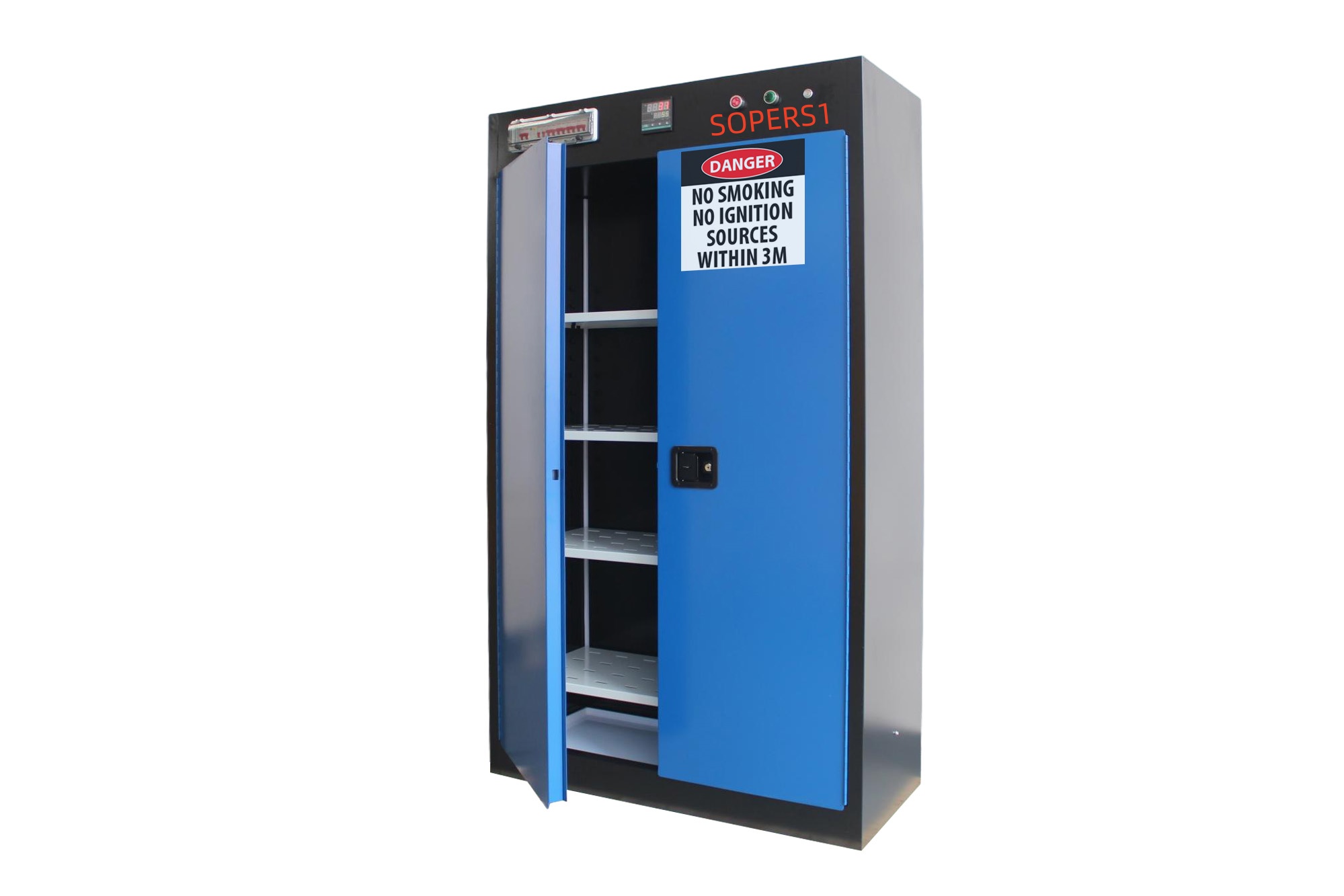SE590201 EN Fire-Resistant Battery Charging Cabinet