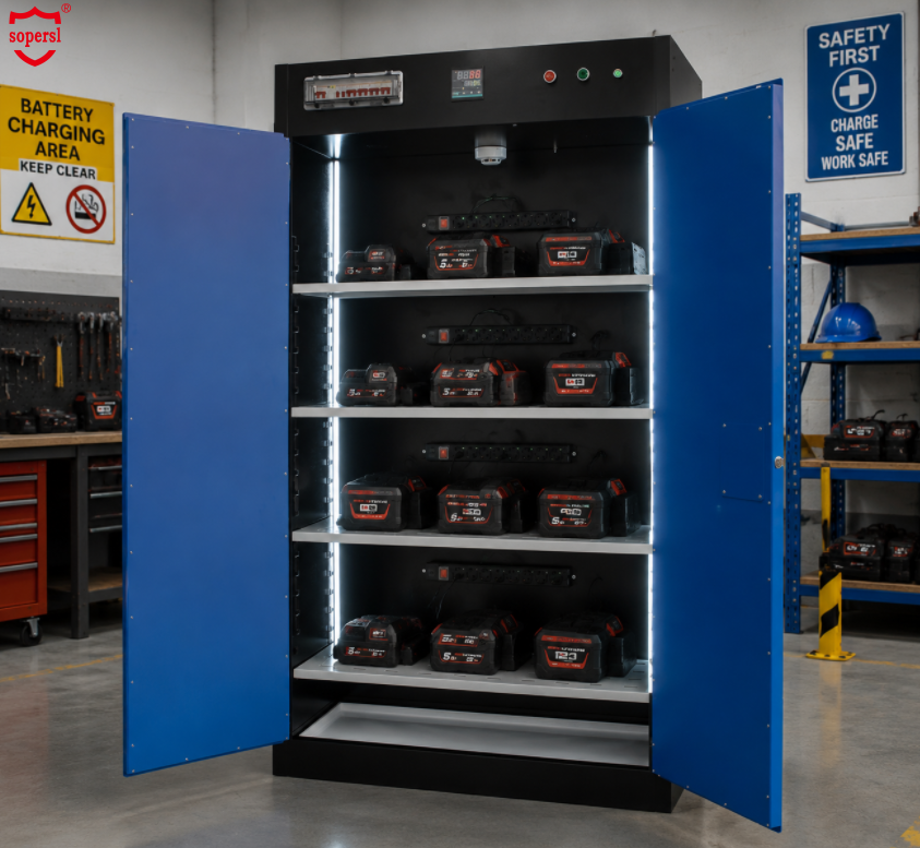 Lithium Battery Charging Cabinet | Safe Storage & Charging Solution | SUPER